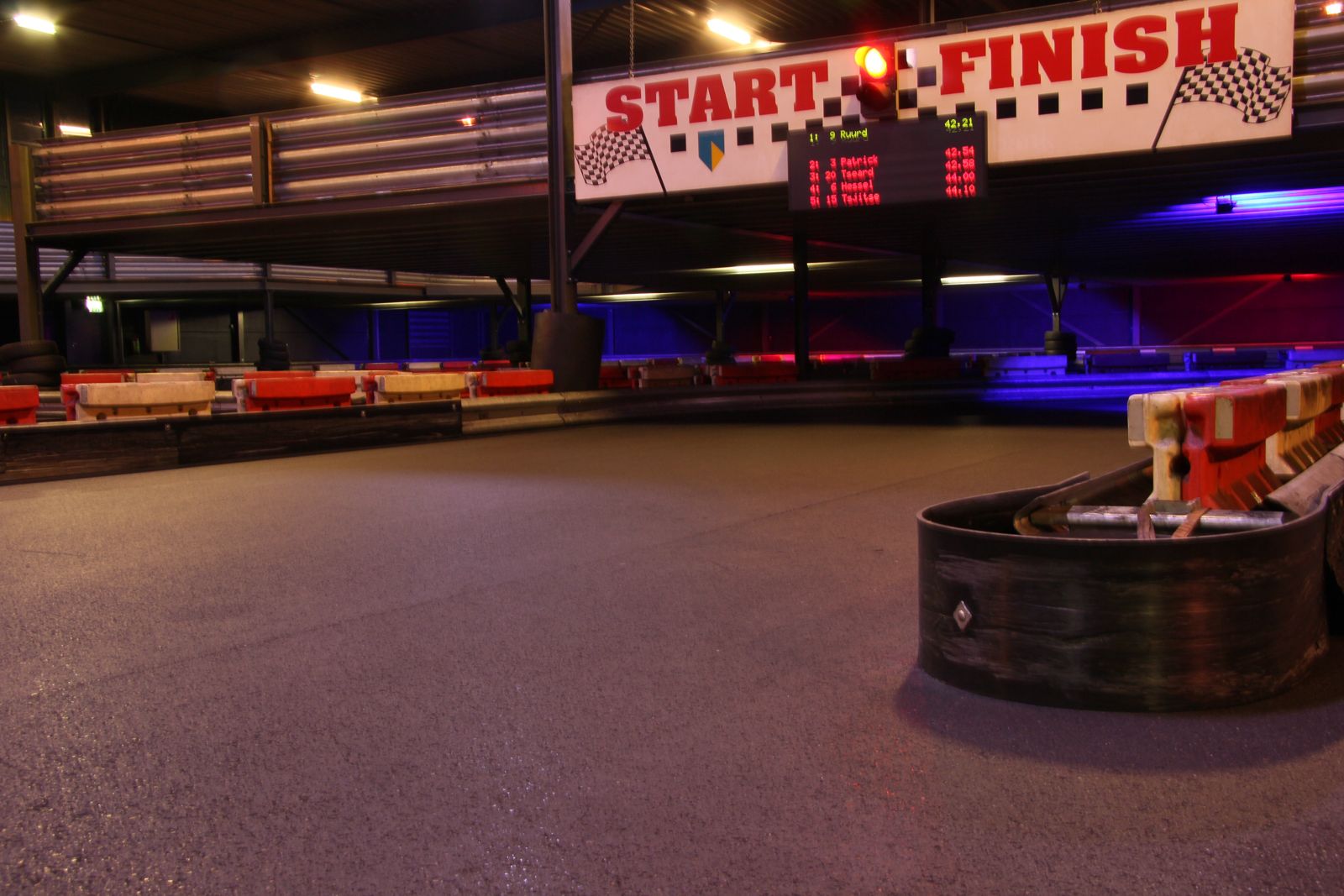 Indoor karting snelheid